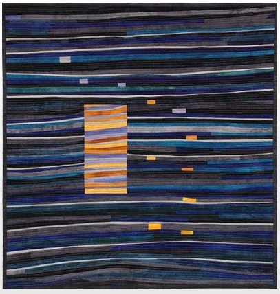 A quilt demonstrating line in design