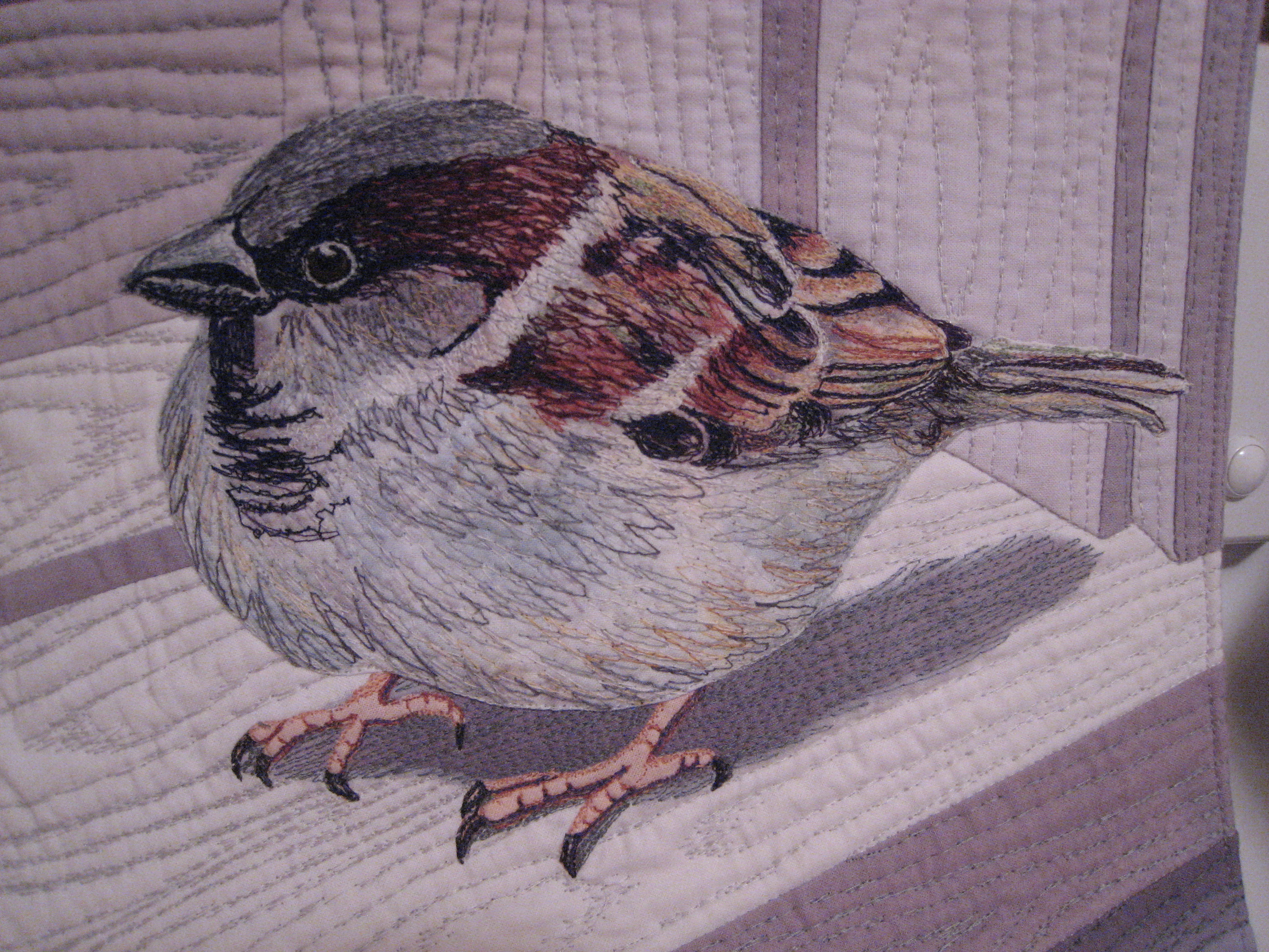 Consider the Sparrows-Matthew 10:29-31 by Randi Swindler detail