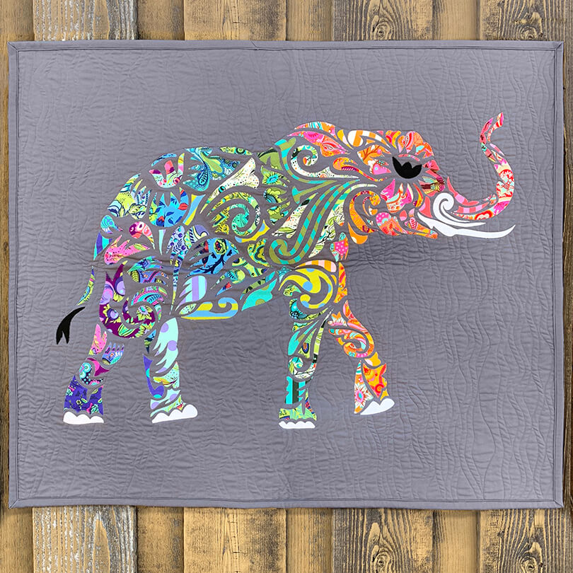 Laser Cut Quilts All Star Elephant