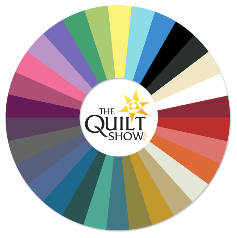 The Quilt Show BOM 2021 Color Palette