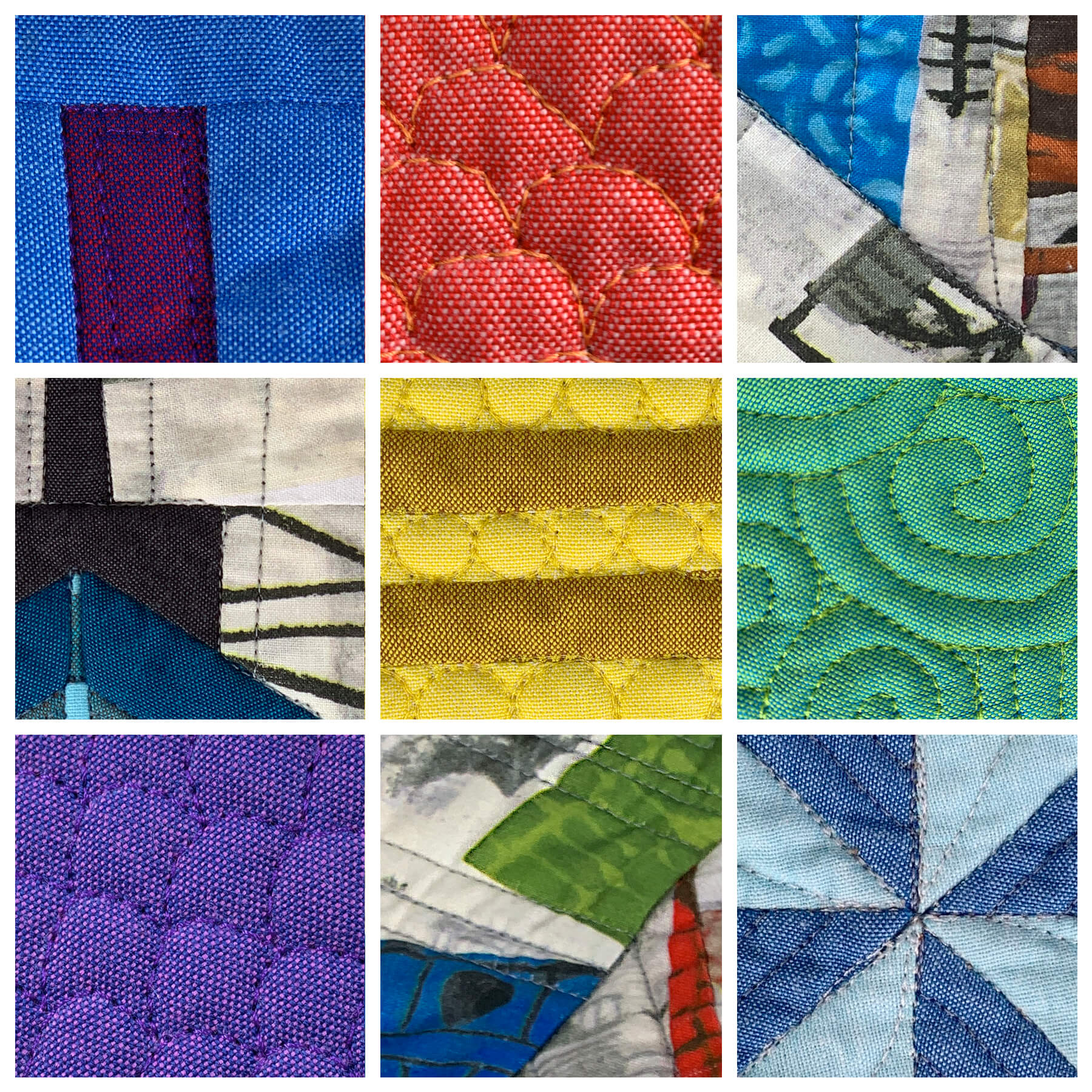 The Quilt Show BOM 2021 fabrics