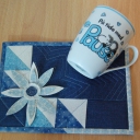 Mug Rugs to match the cups. Pic to the right is an embroidery design