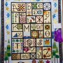 Mike's quilt from the Faribault County Fair in Blue Earth, Minnesota - Grand Champion!