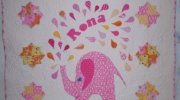 Elephant Quilt for Rona