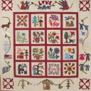 JaNan - My quilt is from Folk Art Pleasures, by Lori Smith. I changed many of the blocks by adding things of my own.