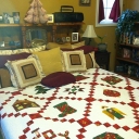 This is my second "Christmas Traditions" quilt from Quilt in a Day, designed by Wendy Gilbert.