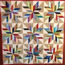 Scrappy Chevron Star                            36 x 36 (2)