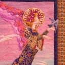 Gathering of angels, and paper pieced quilt 008