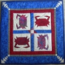 Crab Soup - This wallhanging was paper pieced for the church fall festival raffle.