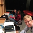 Lilo Bowman organizes the tapings and makes sure that artists and TQS are well taken care of. Rita and Ann take care of all the details for us.