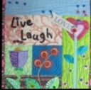 Live, Laugh, Love - Made for my sister in 2012. This was my project from Laura V's TQS classroom.