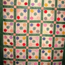 I bought this quilt top at an antique shop for $25. The owner said his aunt had made it. It is hand appliqued with buttonhole stitch. I believe it is from the 1930's. It is 90"x76" and is embellished with hand embroidery. I just thought everyone might like to see it. I haven't decided what I will do with it; for now it is hanging in my sewing room.