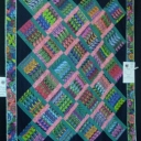 Ribbon Weave - Fabric purchased at Hanny\'s Sew\'n Basket in Appomattox, VA Nov 2012. House warming gift for friend.