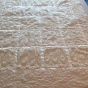 Early 1900 wedding dress quilt