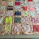 baby onesie  block quilt