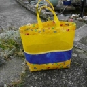 beach bag yellow