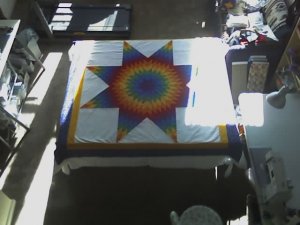 Crayola Star - prior to quilting