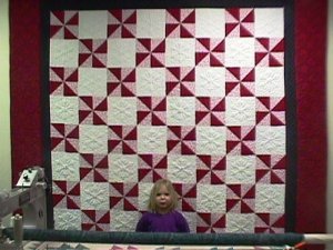 My Red and White Quilt