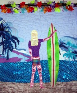 Surfer Girl Challenge quilt