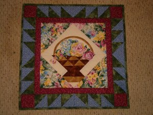 Basket wall quilt