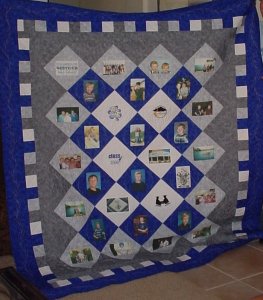 Jonathan's Graduation Photo Quilt