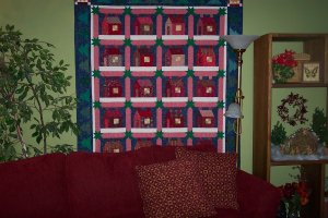 Christmas House Quilt