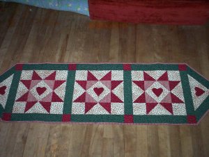 Country Valentine Table runner