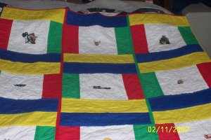 Jimmy's Nintendo Quilt