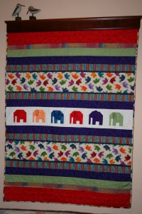 Baby Elephants Quilt