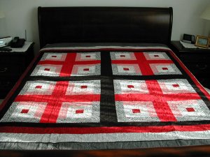 Log Cabin Quilt-in-a-Day