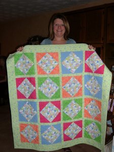 Sophia's Snoopy baby quilt