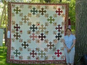 Stars and Crosses - front of quilt