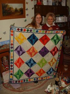 Grannie's Diamond Anniversary Quilt