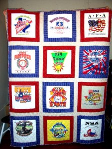 softball t-shirt quilt