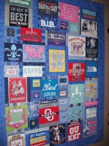 Kappa t-shirt quilt