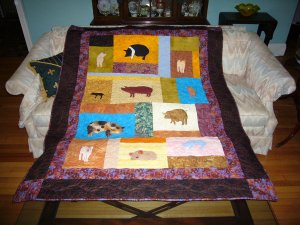 Brian's Pig quilt