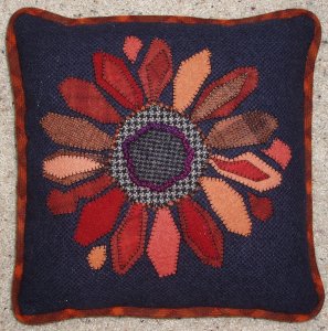 Sunflower Wool Pillow