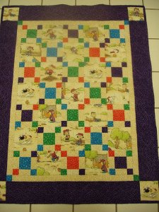 Emma's purple quilt