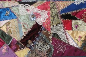 My first crazy quilt