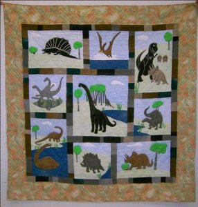 If Wishes Came True Dinosaur Quilt