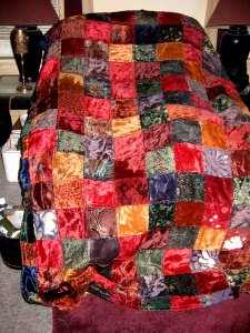 velvet quilt