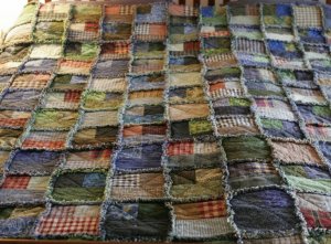 Adam's rag quilt