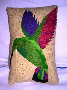 Mom's Hummingbird Pillow