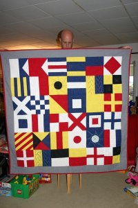 Charles' Nautical Flag Quilt