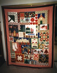 Jamie's Christmas Quilt 2001