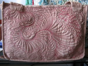 quilted microfiber bag