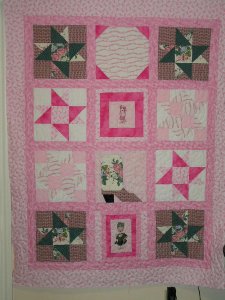 Mom's Breast Cancer Quilt