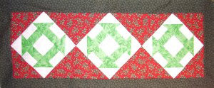 Hand Pieced Christmas Table Runner