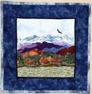 Mountain Scene Quilted Wallhanging