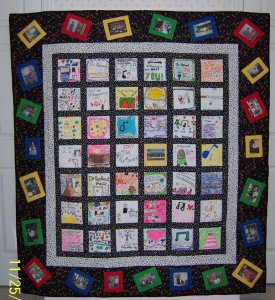 Music Teacher Memory Quilt